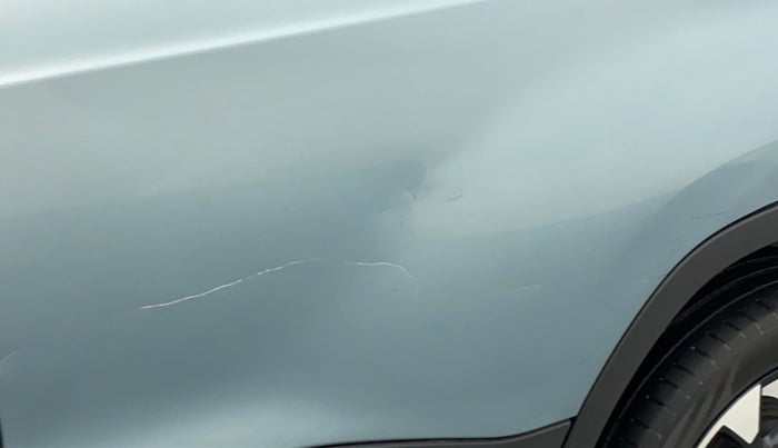 2021 Tata PUNCH CREATIVE  MT, Petrol, Manual, 23,183 km, Rear left door - Minor scratches