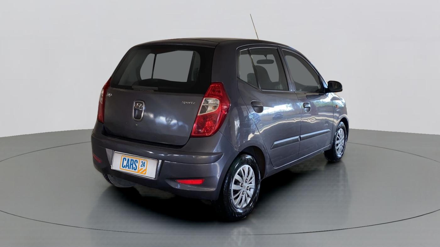 2014 Hyundai i10 SPORTZ 1.1, Petrol, Manual, 77,504 km, Right Back Diagonal
