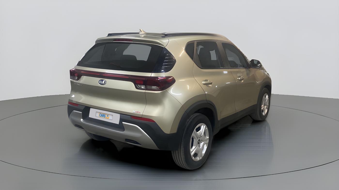 2020 KIA SONET HTK + 1.0 DCT, Petrol, Automatic, 6,631 km, Right Back Diagonal