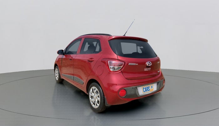 2017 Hyundai Grand i10 SPORTZ (O) 1.2 KAPPA VTVT, Petrol, Manual, 25,283 km, Left Back Diagonal