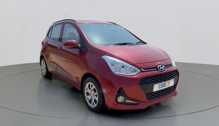 2017 Hyundai Grand i10 SPORTZ (O) 1.2 KAPPA VTVT, Petrol, Manual, 25,283 km, Right Front Diagonal