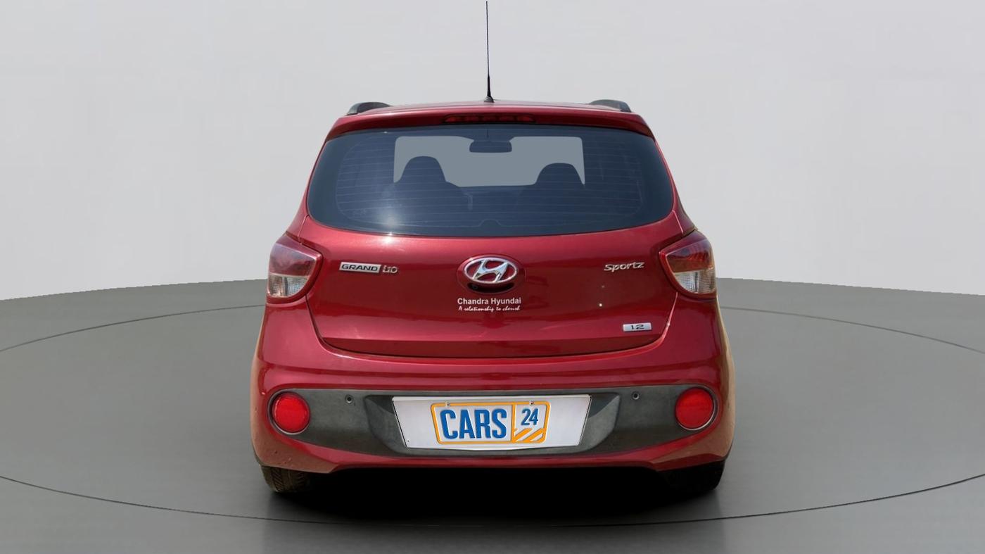 2017 Hyundai Grand i10 SPORTZ (O) 1.2 KAPPA VTVT, Petrol, Manual, 25,283 km, Back/Rear