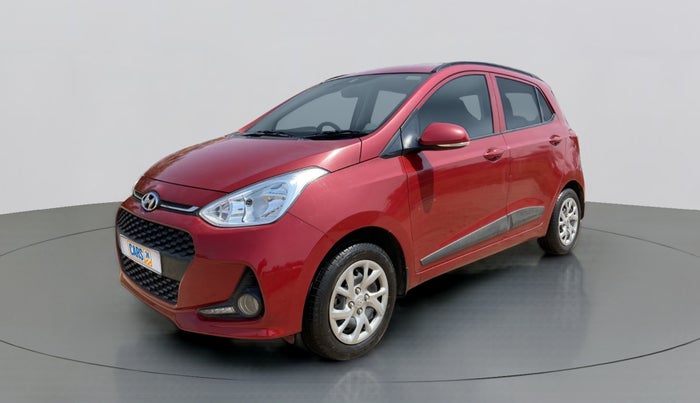 2017 Hyundai Grand i10 SPORTZ (O) 1.2 KAPPA VTVT, Petrol, Manual, 25,283 km, Left Front Diagonal