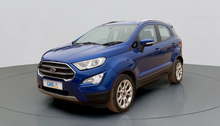 2018 Ford Ecosport TITANIUM + 1.5L PETROL AT, Petrol, Automatic, 53,505 km, Left Front Diagonal