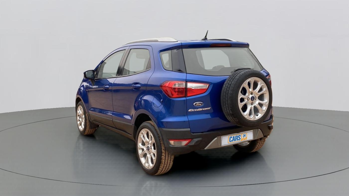 2018 Ford Ecosport TITANIUM + 1.5L PETROL AT, Petrol, Automatic, 53,505 km, Left Back Diagonal