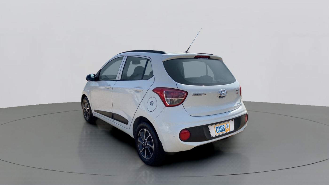 2017 Hyundai Grand i10 SPORTZ (O) AT 1.2 KAPPA VTVT, Petrol, Automatic, 62,003 km, Left Back Diagonal