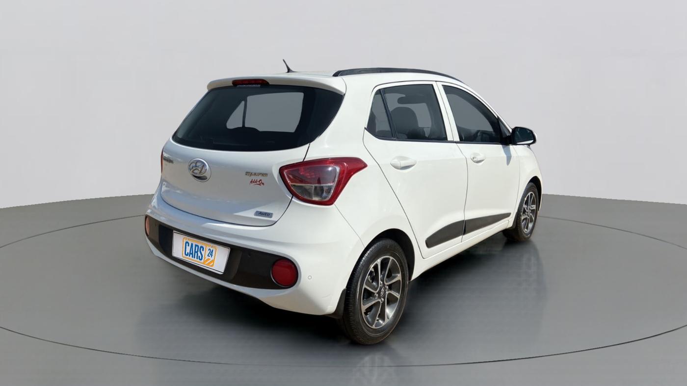 2017 Hyundai Grand i10 SPORTZ (O) AT 1.2 KAPPA VTVT, Petrol, Automatic, 62,003 km, Right Back Diagonal