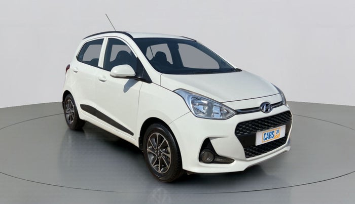 2017 Hyundai Grand i10 SPORTZ (O) AT 1.2 KAPPA VTVT, Petrol, Automatic, 62,003 km, Right Front Diagonal