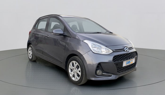 2018 Hyundai Grand i10 SPORTZ 1.2 KAPPA VTVT, Petrol, Manual, 86,274 km, Right Front Diagonal