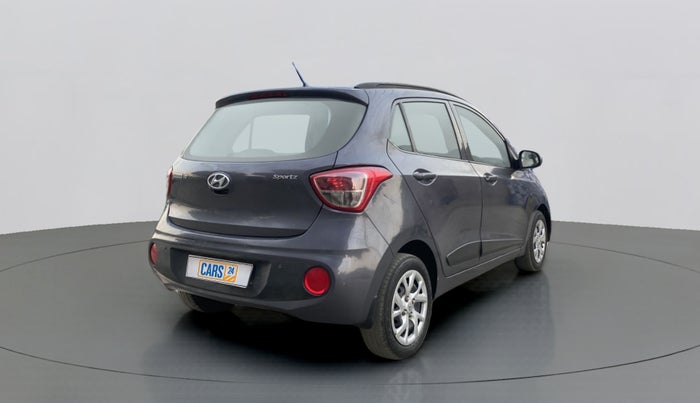2018 Hyundai Grand i10 SPORTZ 1.2 KAPPA VTVT, Petrol, Manual, 86,274 km, Right Back Diagonal
