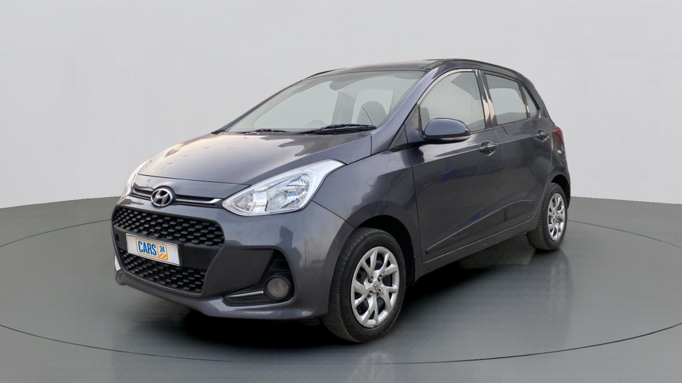 2018 Hyundai Grand i10 SPORTZ 1.2 KAPPA VTVT, Petrol, Manual, 86,274 km, Left Front Diagonal