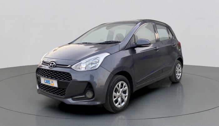 2018 Hyundai Grand i10 SPORTZ 1.2 KAPPA VTVT, Petrol, Manual, 86,274 km, Left Front Diagonal