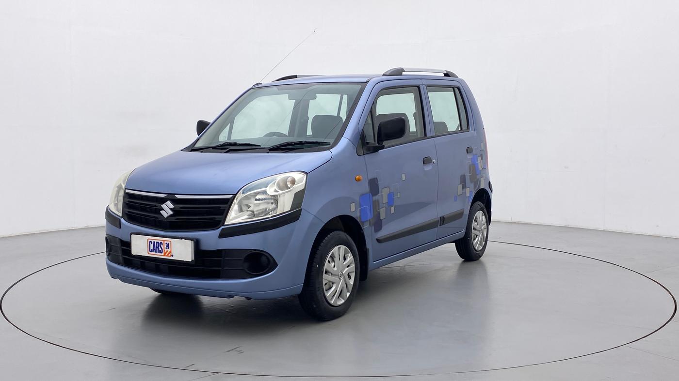 2012 Maruti Wagon R 1.0 LXI, Petrol, Manual, 76,900 km, Left Front Diagonal