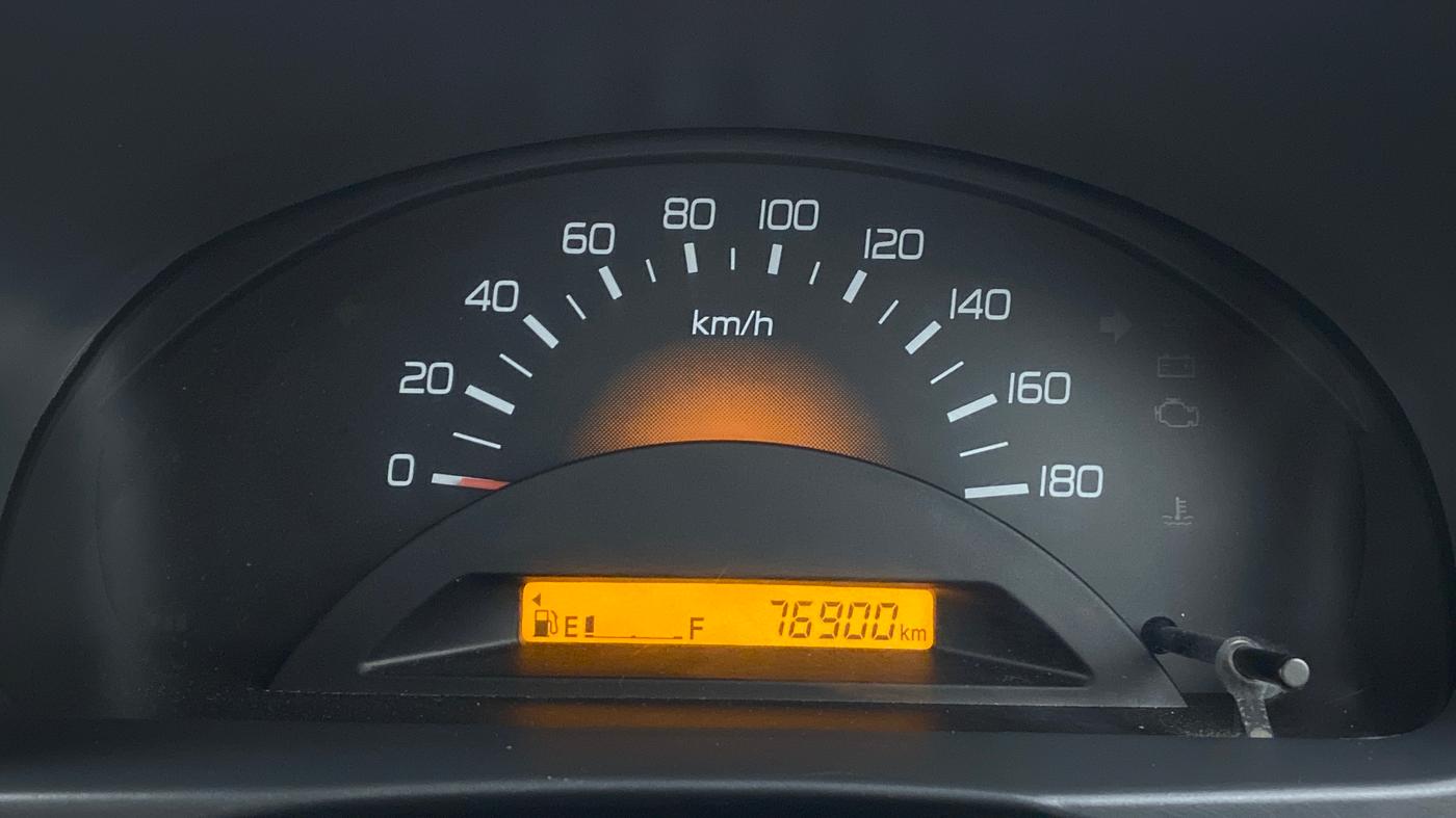 2012 Maruti Wagon R 1.0 LXI, Petrol, Manual, 76,900 km, Odometer Image