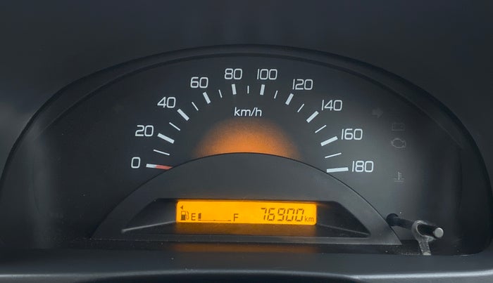 2012 Maruti Wagon R 1.0 LXI, Petrol, Manual, 76,900 km, Odometer Image