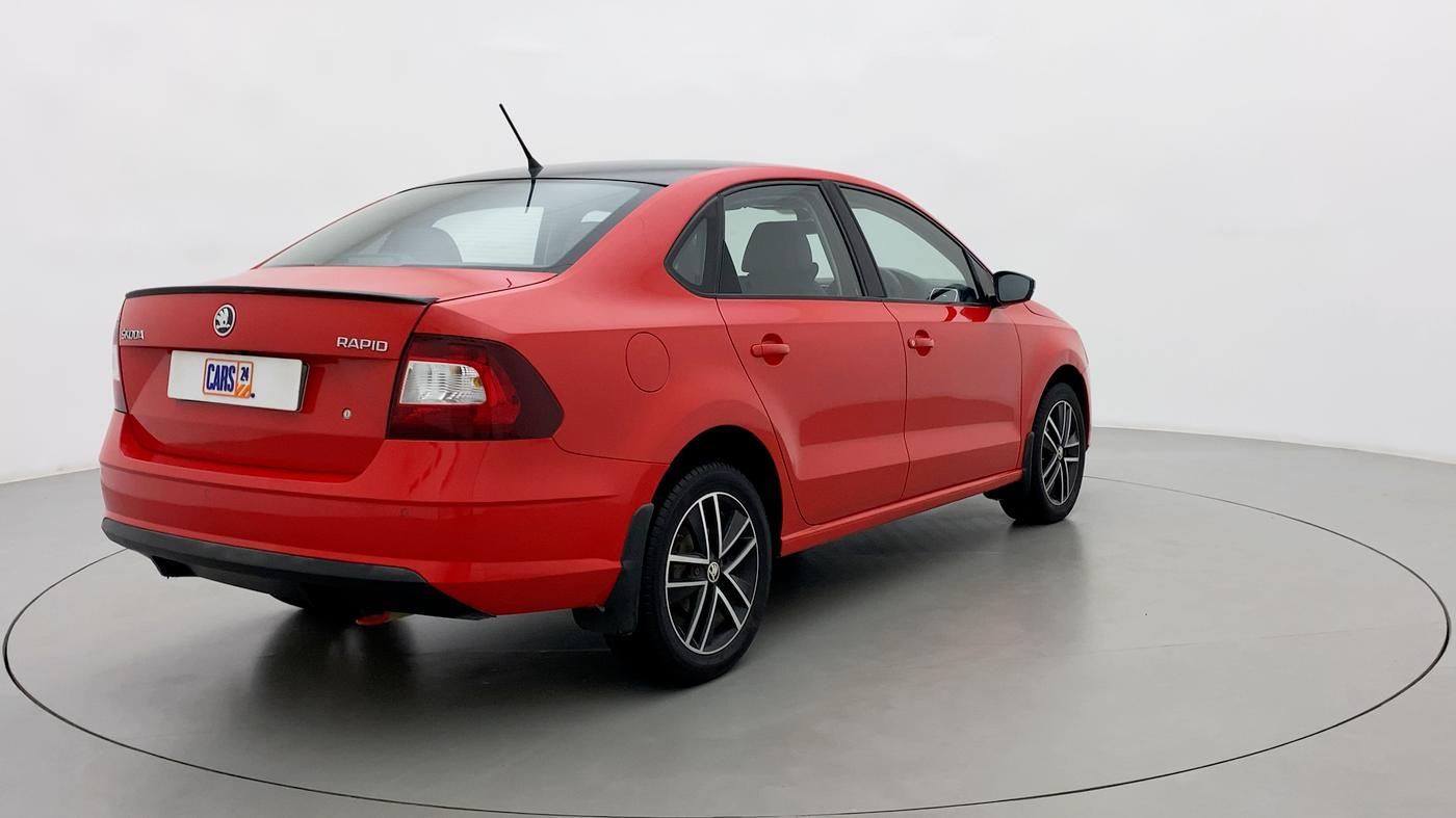 2018 Skoda Rapid STYLE 1.6 MPI MT, Petrol, Manual, 61,229 km, Right Back Diagonal