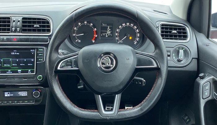 2018 Skoda Rapid STYLE 1.6 MPI MT, Petrol, Manual, 61,229 km, Steering Wheel Close Up