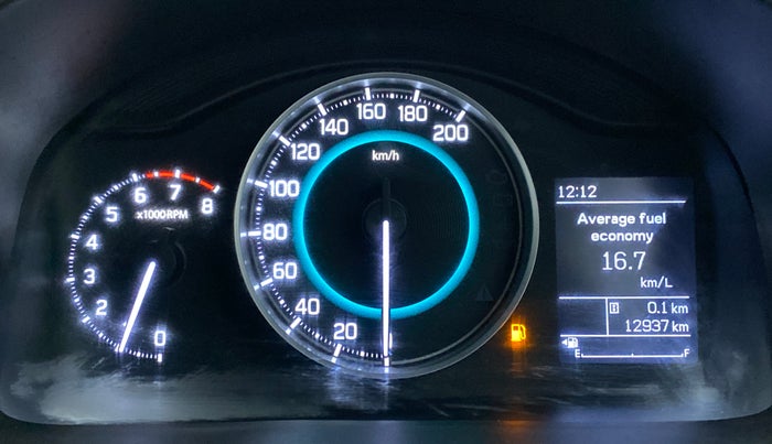 2020 Maruti IGNIS DELTA 1.2, Petrol, Manual, 12,937 km, Odometer Image