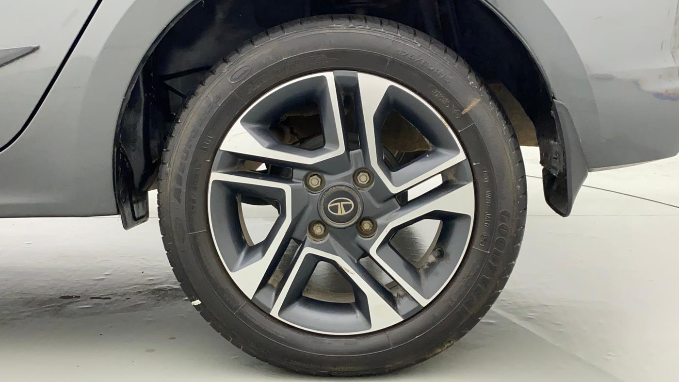 2021 Tata TIGOR XZ PLUS 1.2 REVOTRON, Petrol, Manual, 7,268 km, Left Rear Wheel