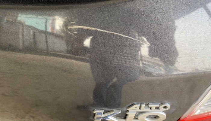 2019 Maruti Alto K10 VXI, Petrol, Manual, 7,429 km, Dicky (Boot door) - Minor scratches
