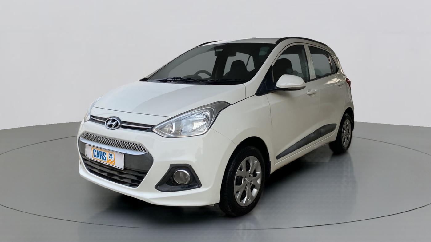 2016 Hyundai Grand i10 SPORTZ 1.2 KAPPA VTVT, Petrol, Manual, 30,616 km, Left Front Diagonal