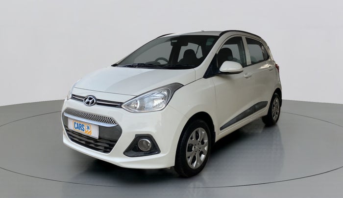 2016 Hyundai Grand i10 SPORTZ 1.2 KAPPA VTVT, Petrol, Manual, 30,616 km, Left Front Diagonal