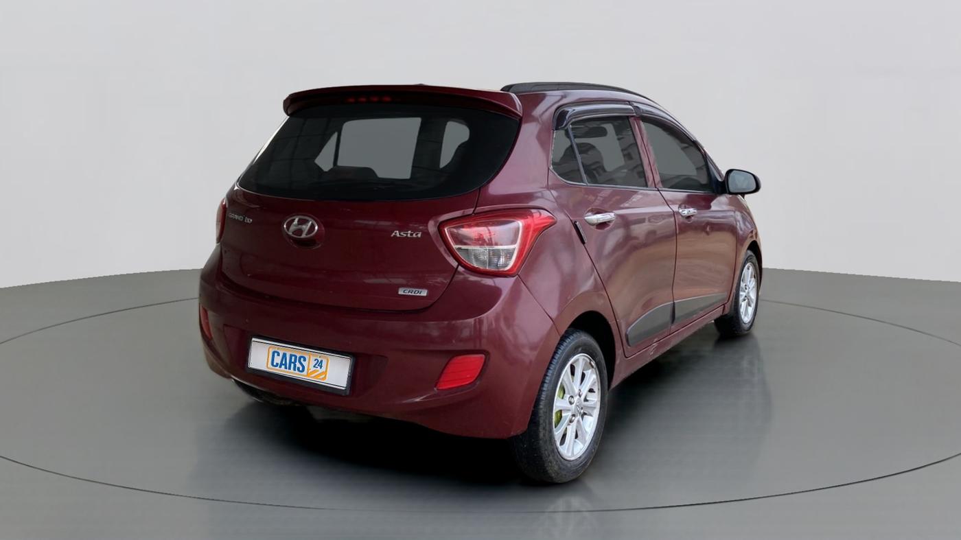 2015 Hyundai Grand i10 ASTA 1.1 CRDI, Diesel, Manual, 54,803 km, Right Back Diagonal