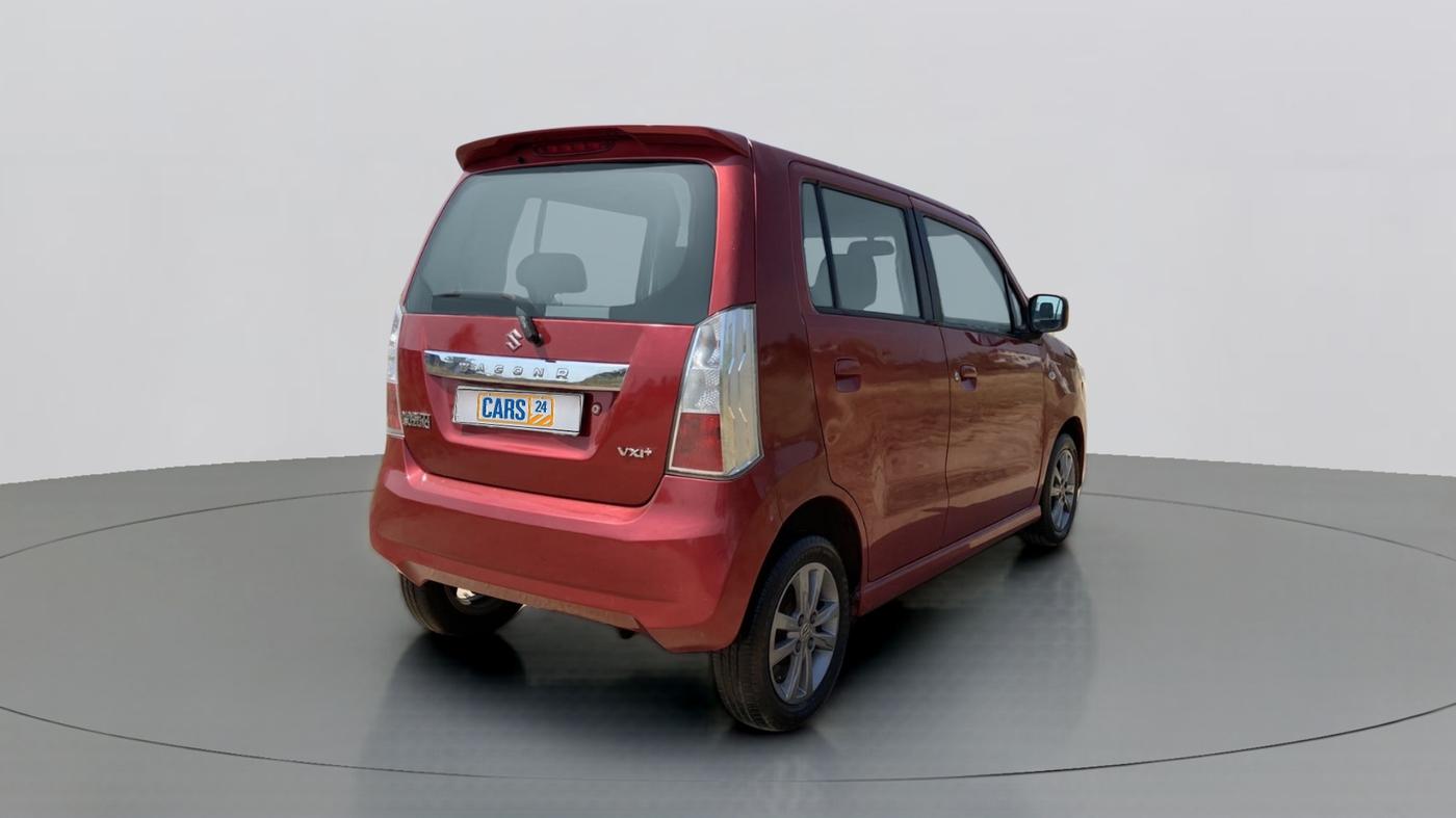 2017 Maruti Wagon R 1.0 VXI+, Petrol, Manual, 86,056 km, Right Back Diagonal