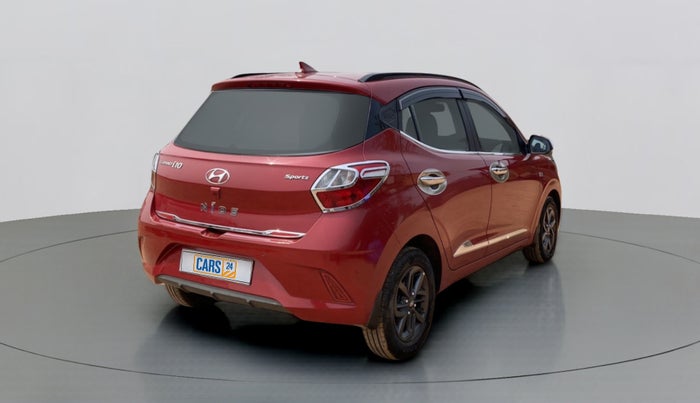 2019 Hyundai GRAND I10 NIOS SPORTZ AMT 1.2 KAPPA VTVT, Petrol, Automatic, 25,955 km, Right Back Diagonal
