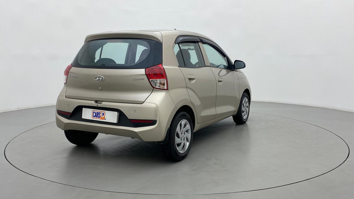 2019 Hyundai NEW SANTRO SPORTZ MT, Petrol, Manual, 44,309 km, Right Back Diagonal