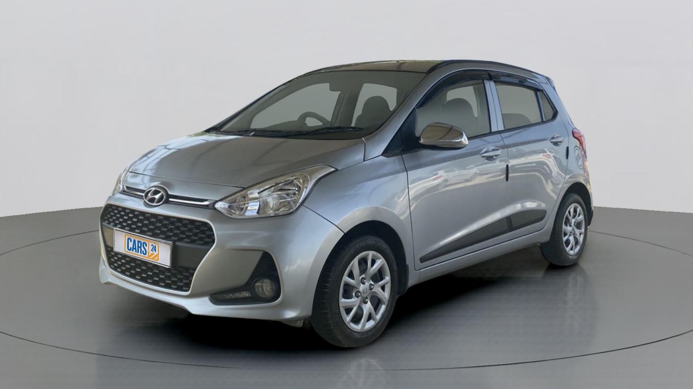 2019 Hyundai Grand i10 SPORTZ 1.2 KAPPA VTVT, Petrol, Manual, 14,091 km, Left Front Diagonal