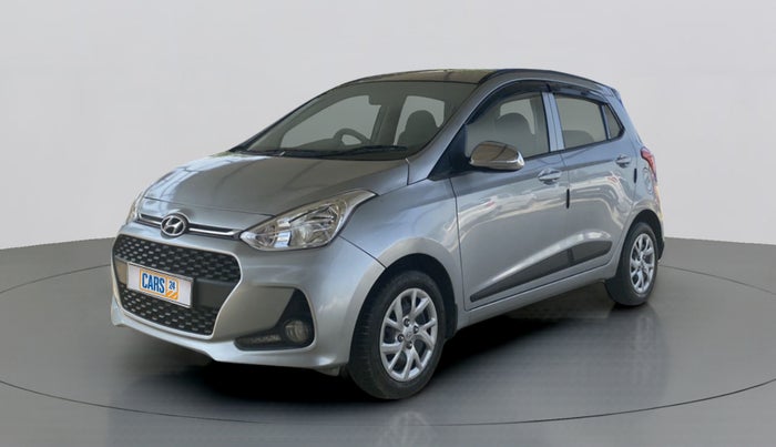 2019 Hyundai Grand i10 SPORTZ 1.2 KAPPA VTVT, Petrol, Manual, 14,091 km, Left Front Diagonal