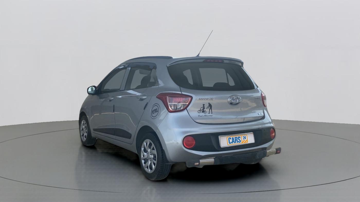 2019 Hyundai Grand i10 SPORTZ 1.2 KAPPA VTVT, Petrol, Manual, 14,091 km, Left Back Diagonal