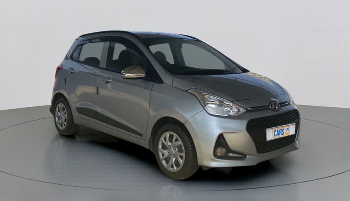 2019 Hyundai Grand i10 SPORTZ 1.2 KAPPA VTVT, Petrol, Manual, 14,091 km, Right Front Diagonal