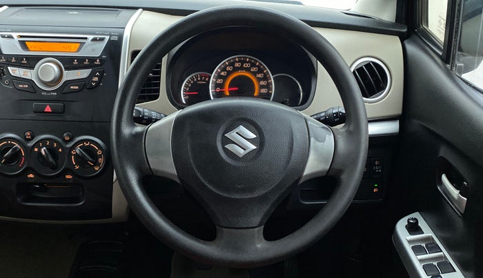 2014 Maruti Wagon R 1.0 VXI, Petrol, Manual, 61,551 km, Steering Wheel Close Up