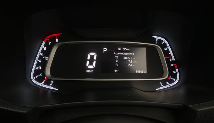 2020 KIA SONET GTX PLUS 1.0 DCT, Petrol, Automatic, 34,802 km, Odometer Image