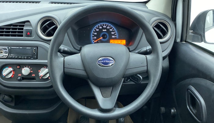 2019 Datsun Redi Go A, Petrol, Manual, 21,614 km, Steering Wheel Close Up