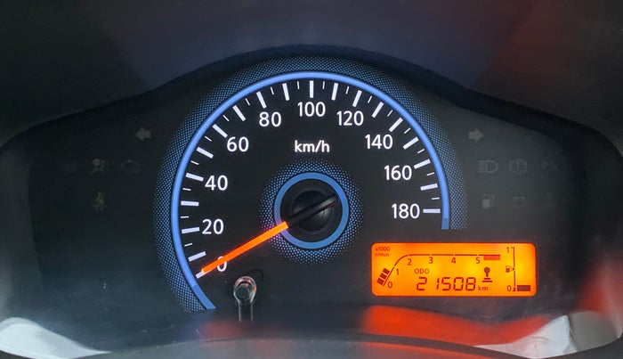 2019 Datsun Redi Go A, Petrol, Manual, 21,614 km, Odometer Image