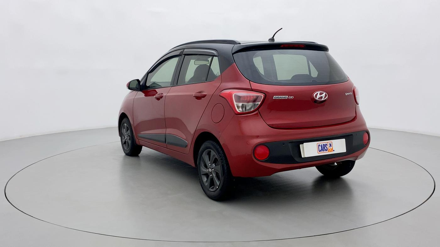 2018 Hyundai Grand i10 SPORTZ 1.2 KAPPA VTVT DUAL TONE, Petrol, Manual, 38,675 km, Left Back Diagonal