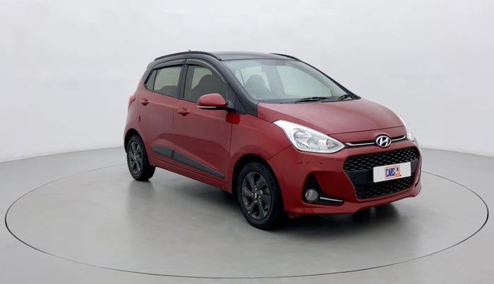 2018 Hyundai Grand i10 SPORTZ 1.2 KAPPA VTVT DUAL TONE, Petrol, Manual, 38,675 km, Right Front Diagonal