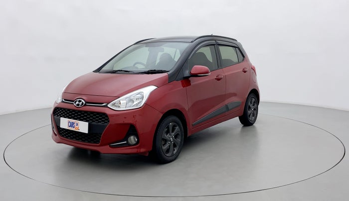 2018 Hyundai Grand i10 SPORTZ 1.2 KAPPA VTVT DUAL TONE, Petrol, Manual, 38,675 km, Left Front Diagonal