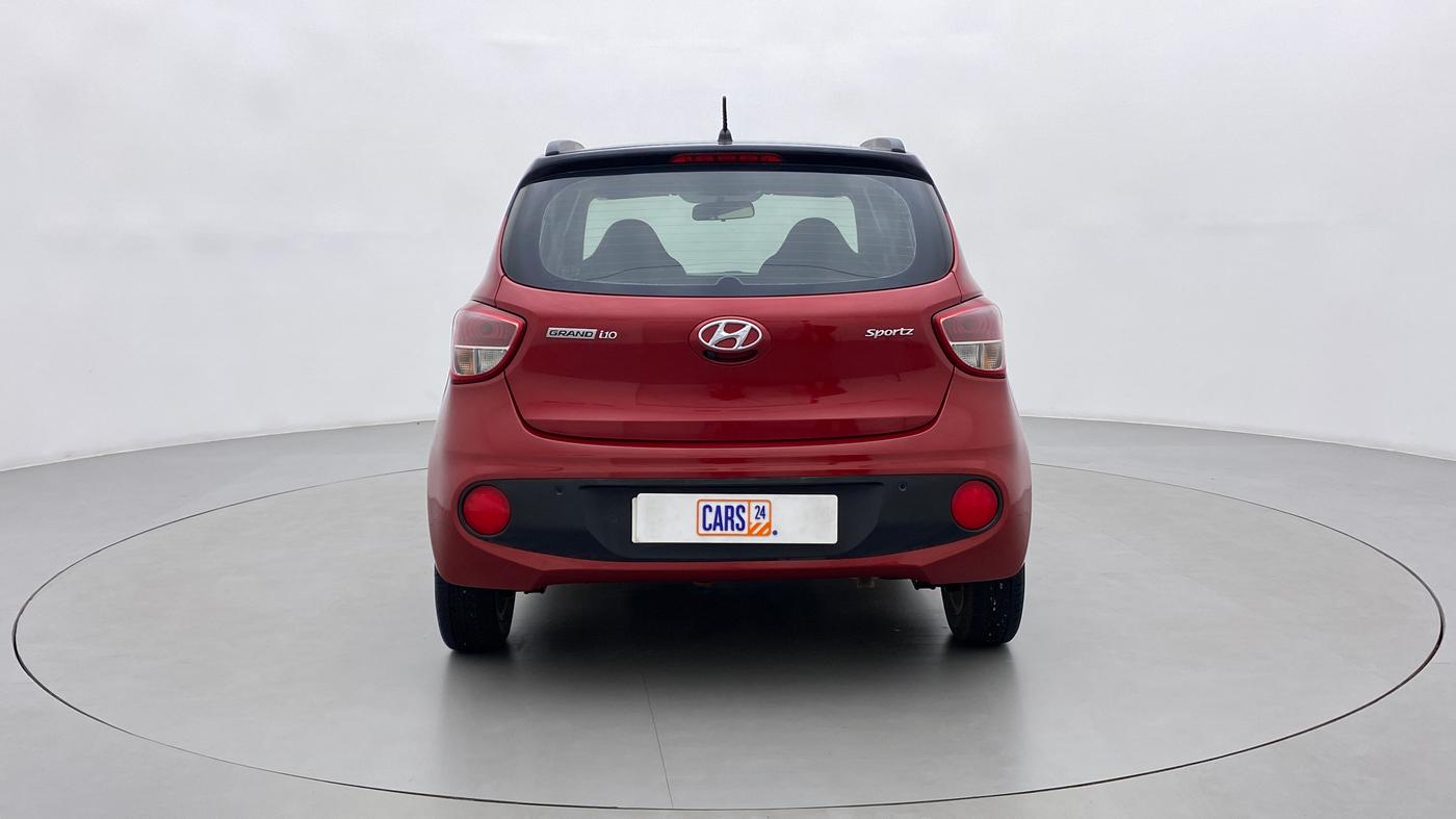 2018 Hyundai Grand i10 SPORTZ 1.2 KAPPA VTVT DUAL TONE, Petrol, Manual, 38,675 km, Back/Rear