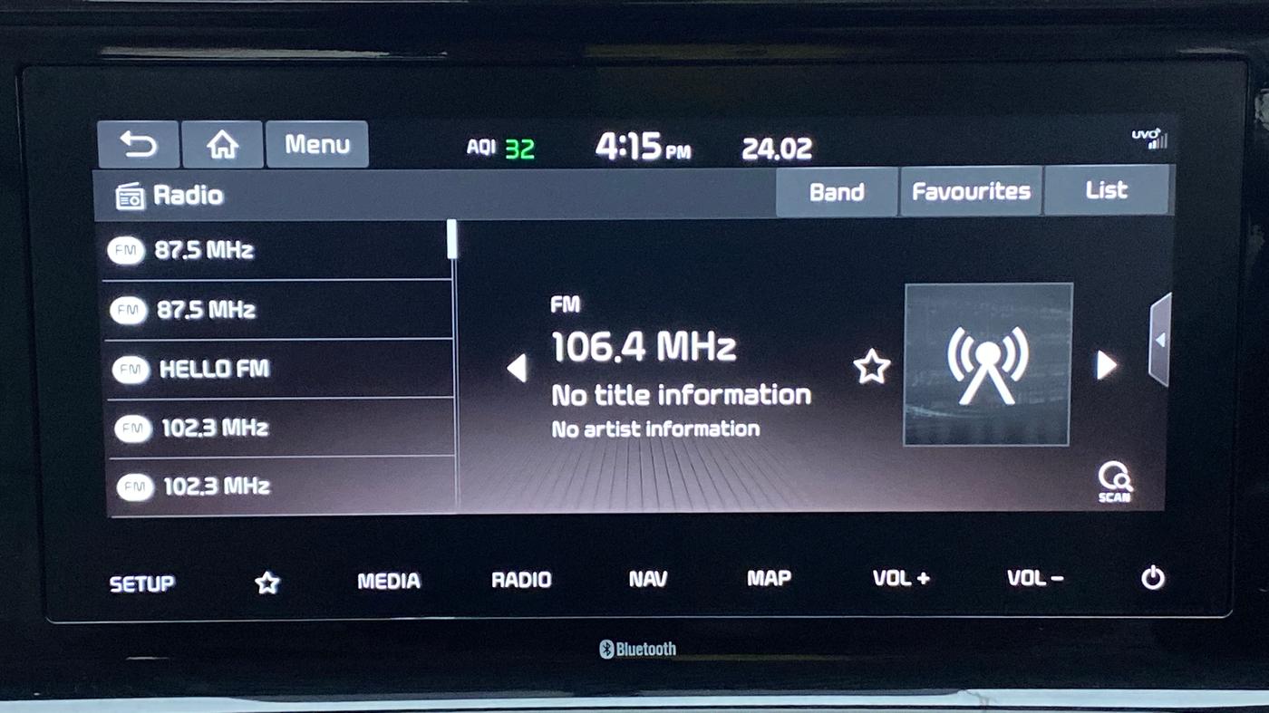 2020 KIA SELTOS HTX AT PETROL, Petrol, Automatic, 15,295 km, Infotainment System