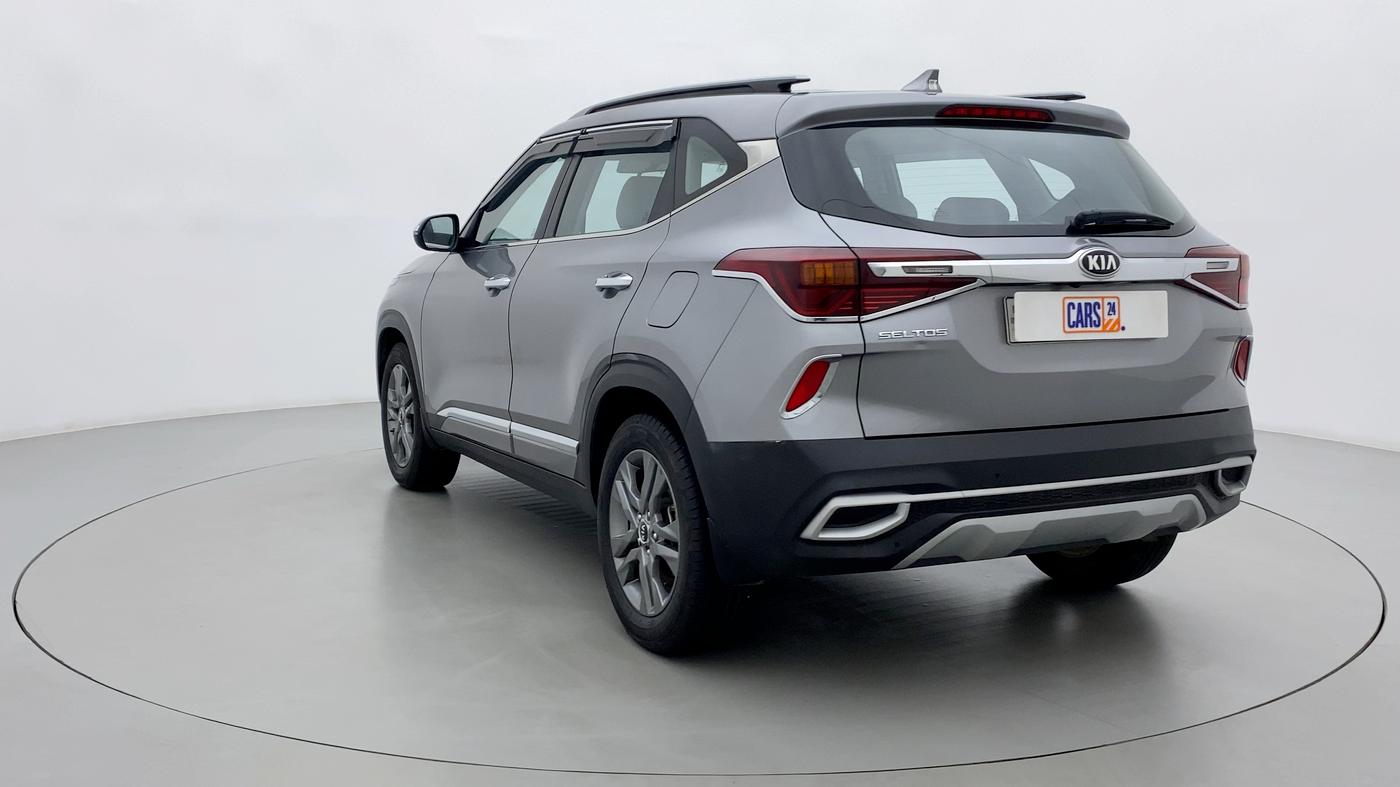 2020 KIA SELTOS HTX AT PETROL, Petrol, Automatic, 15,295 km, Left Back Diagonal