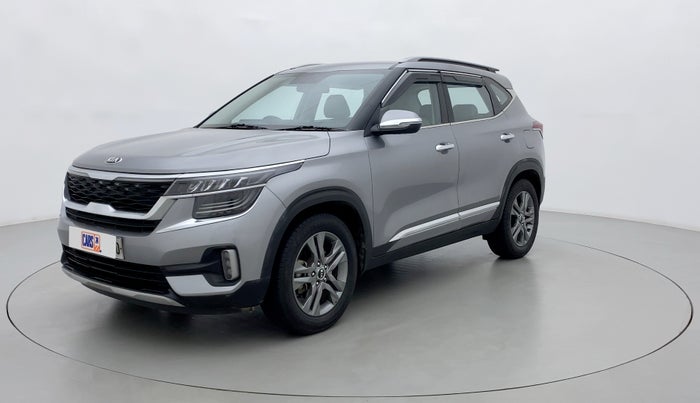2020 KIA SELTOS HTX AT PETROL, Petrol, Automatic, 15,295 km, Left Front Diagonal
