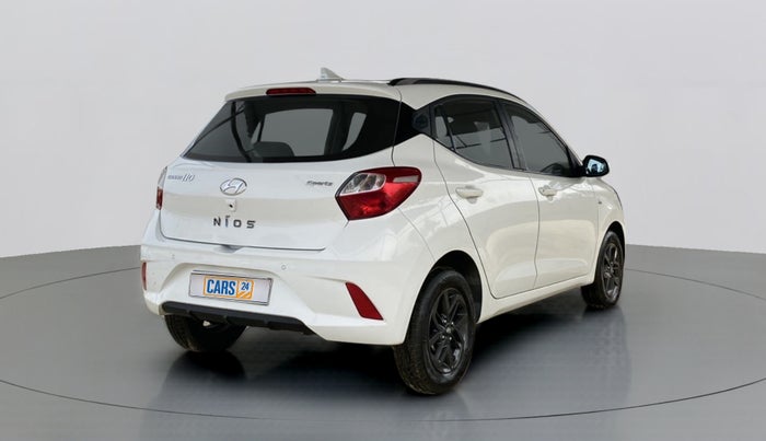 2021 Hyundai GRAND I10 NIOS SPORTZ AMT 1.2 KAPPA VTVT, Petrol, Automatic, 5,539 km, Right Back Diagonal