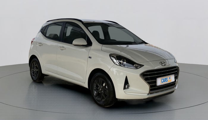2021 Hyundai GRAND I10 NIOS SPORTZ AMT 1.2 KAPPA VTVT, Petrol, Automatic, 5,539 km, Right Front Diagonal