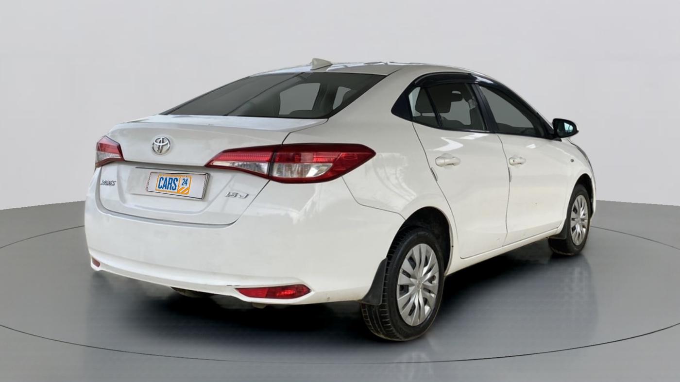 2019 Toyota YARIS J CVT, Petrol, Automatic, 70,328 km, Right Back Diagonal