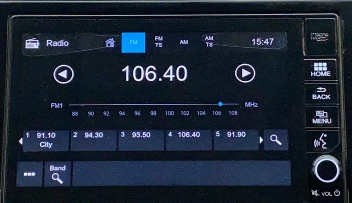 2019 Honda WR-V 1.2L I-VTEC VX MT, Petrol, Manual, 44,060 km, Infotainment System