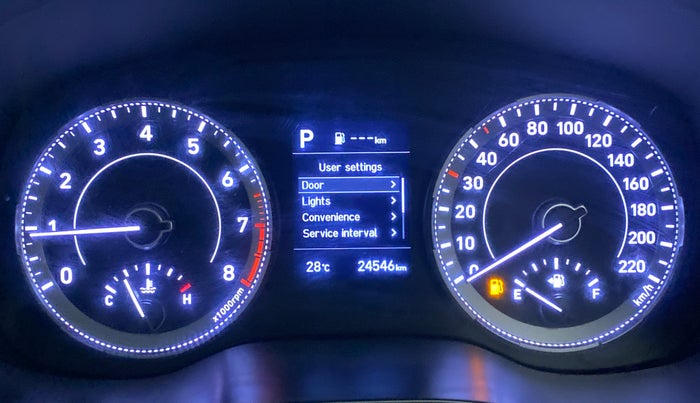 2020 Hyundai VENUE SX PLUS 1.0 TURBO DCT, Petrol, Automatic, 24,546 km, Odometer Image